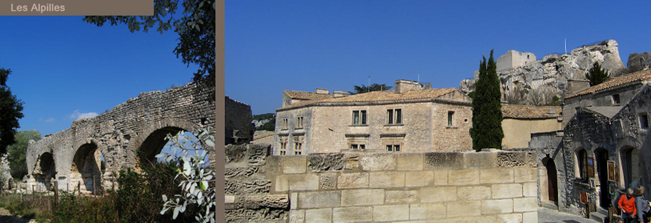 Les aAlpilles et les Baux de Provence classé monument historique se trouve à 31km du Logis Hôtel du Midi
